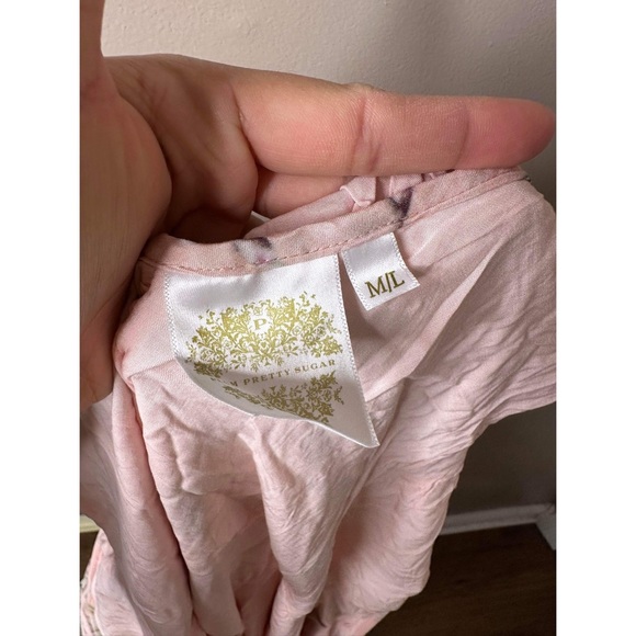 Anthropologie BHLDN Plum Pretty Sugar Blair Wrap Dress - Picture 10 of 10